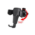 Universal Gravity Car Holder Air Vent Clip 360° Rotation Mount Mobile Phone Stand GPS Support For iPhone 16 15 Xiaomi 17 Samsung
