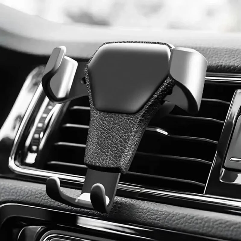 Universal Gravity Car Holder Air Vent Clip 360° Rotation Mount Mobile Phone Stand GPS Support For iPhone 16 15 Xiaomi 17 Samsung